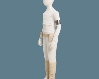 Padme Amidala Cosplay Femme Filles Taille Personnalisée, Pour Star Wars Cosplay Costume Padme Naberrie Amidala Cosplay, Déguisement Cosplay Filles