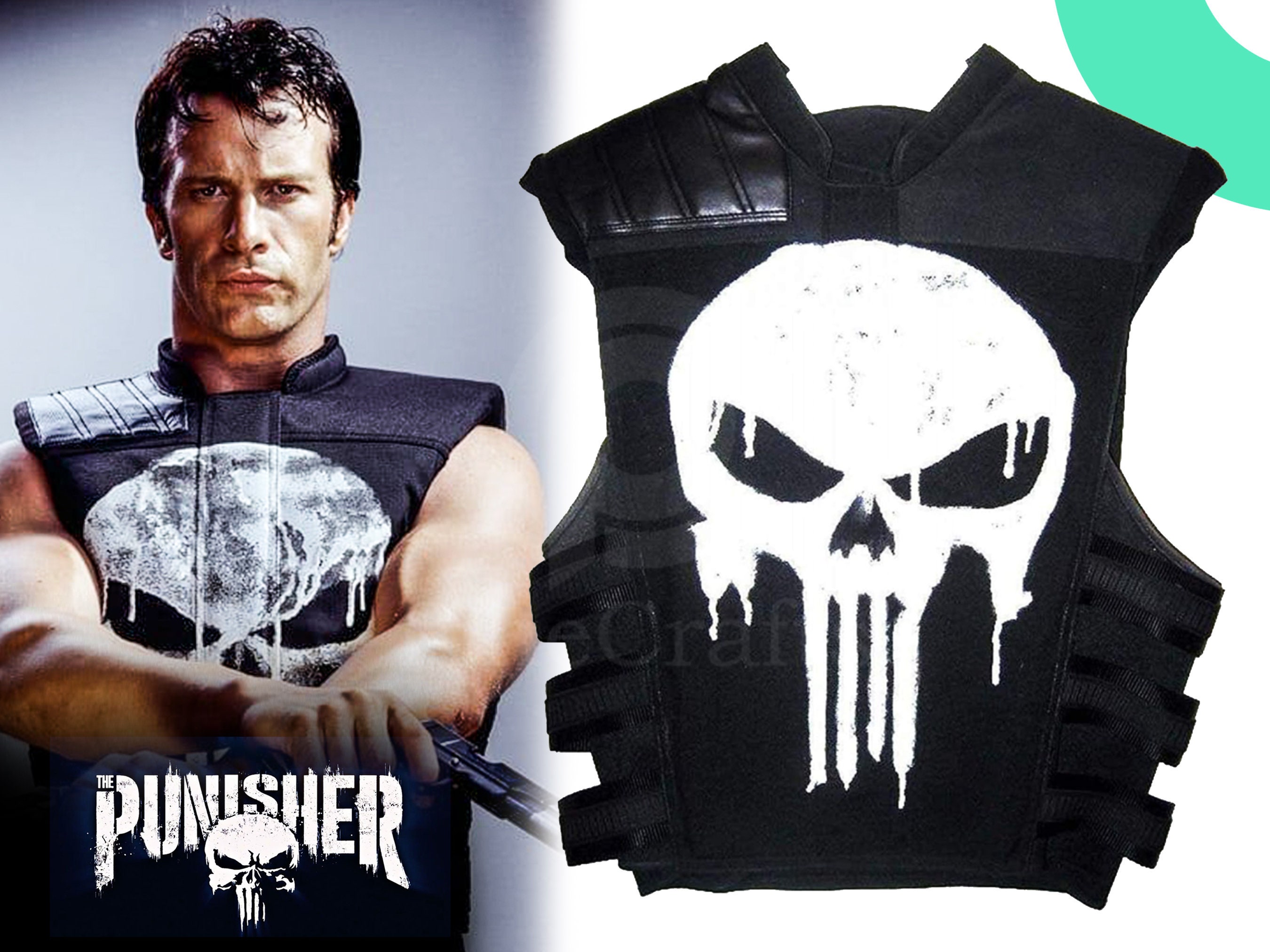 Punisher Vest Etsy Canada