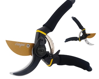 SIMPO Bypass Pruner Garden Shears Extra Sharp