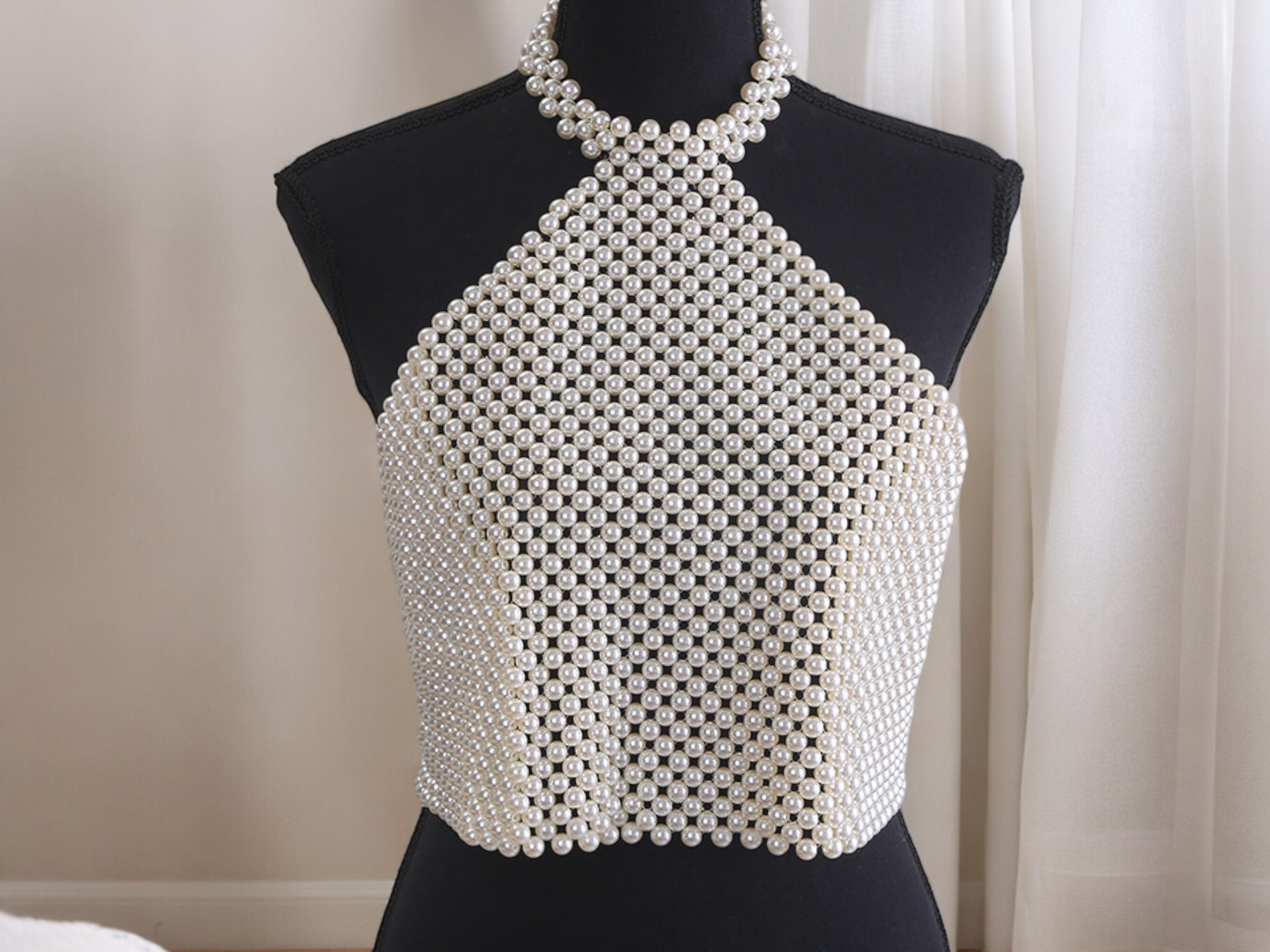 PEARL HEAVY CROP TOP