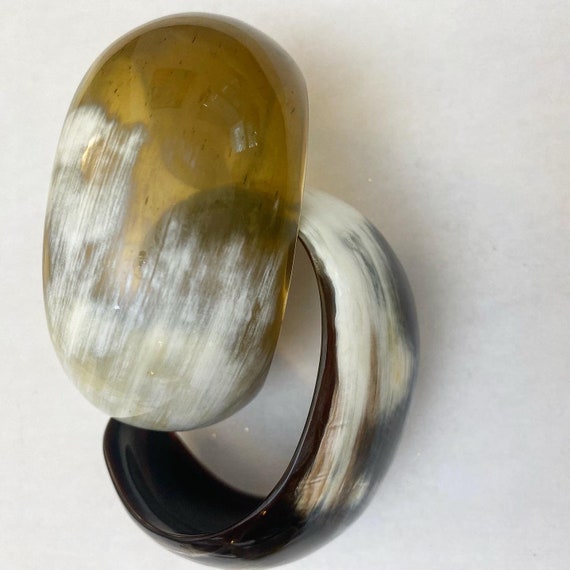 Buffalo Horn Bengals | Buffalo Horn Cuff | Genuine Recycled Buffalo Horn | stacking Bracelets