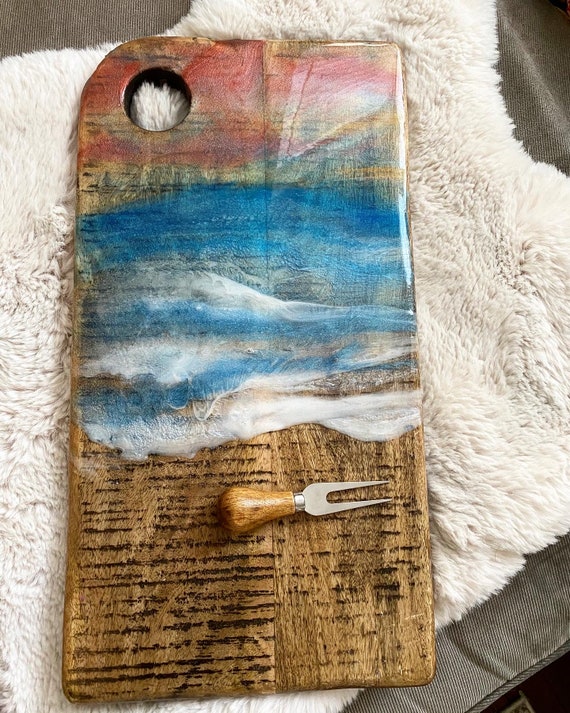 Extra Large Sunset Wave Cheese Board