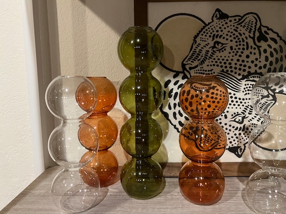 B1G1 free. Must add two to cart to qualify. Mix and match! Vintage Inspired Mid century modern bud vase