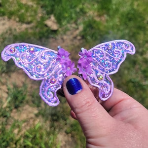 Fairy Wing Hair Clips (H053)