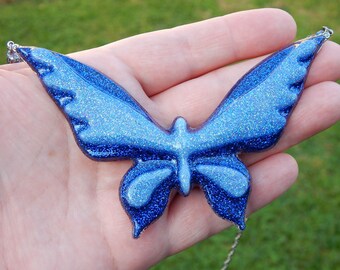 Collana Big Blue Butterfly