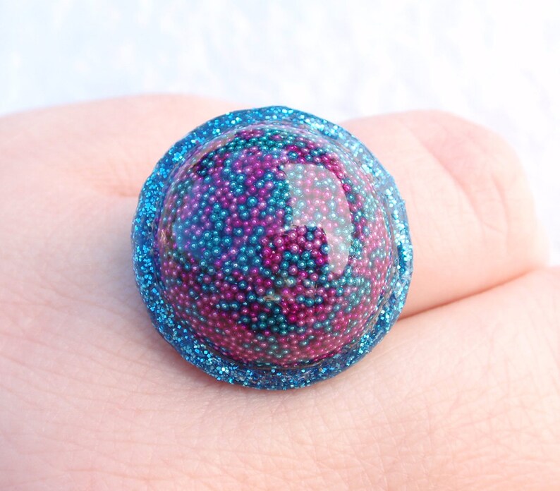 Bubble Ring R013 Etsy