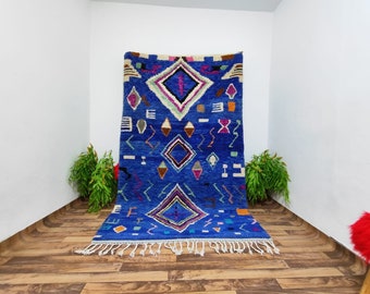 Tapis Beni ourain, Tapis marocain authentique, Tapis berbère, Tapis en laine authentique, Tapis fait main, Style Beni ourain, Tapis de zone, Tapis berbère, tapis