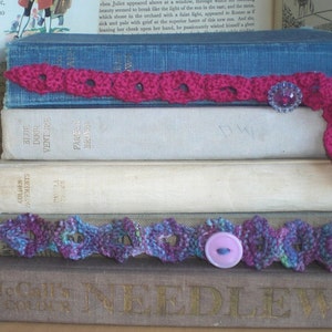 Button Bookmarks - KNITTING Pattern