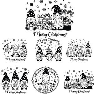 Christmas Gnome Bundle svg,png,pdf Christmas Doodle, Gnomes Merry Christmas svg, Gnomies svg Cut File for cricut
