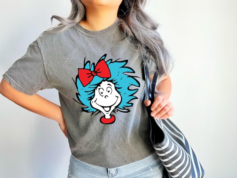 Letras del alfabeto SVG de Cosa 1 y Cosa 2 / Imágenes prediseñadas inspiradas en Dr. Seuss (Descarga digital) imagen 2