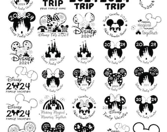 Family Trip 2024 SVG, Mouse SVG, Family Vacation SVG, Family Vacation 2024 svg, Family Trip Svg, Png Files For Cricut Sublimation, Circut