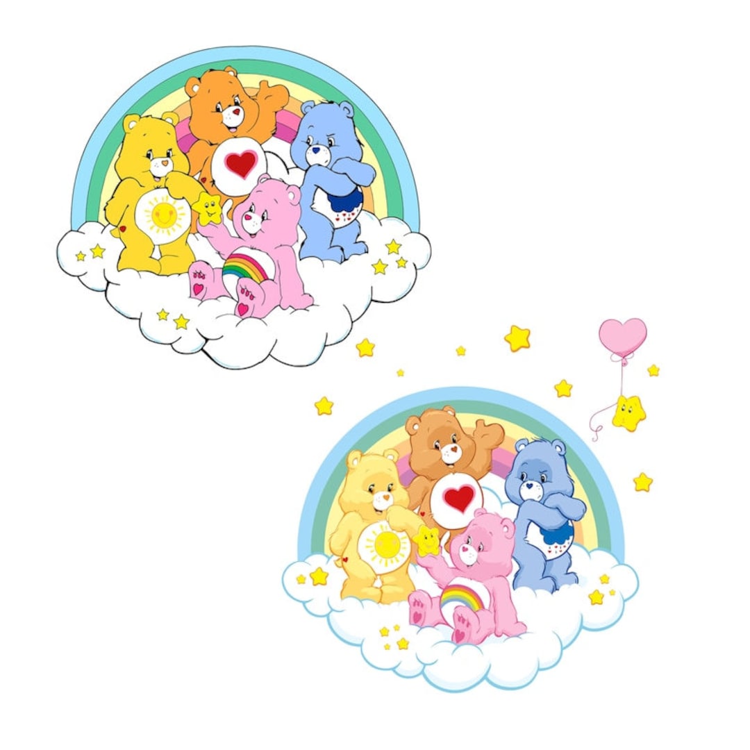 Care Bears Belly Badges Svg, Care Bear SVG Bundle, Care Bears Png, Care ...