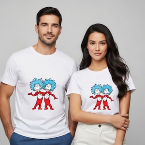 Letras del alfabeto SVG de Cosa 1 y Cosa 2 / Imágenes prediseñadas inspiradas en Dr. Seuss (Descarga digital) imagen 5