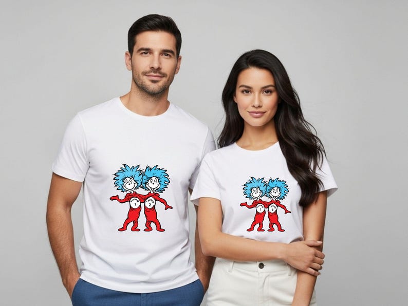 Letras del alfabeto SVG de Cosa 1 y Cosa 2 / Imágenes prediseñadas inspiradas en Dr. Seuss (Descarga digital) imagen 5