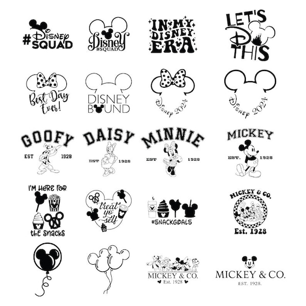 Mouse Family Trip 2024 SVG | Matching Vacation Shirt Cut File (Digital Download)