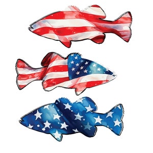 USA Bass-ontwerp - jongens 4 juli ontwerp, patriottische png voor jongens, sublimatie voor jongens vissen