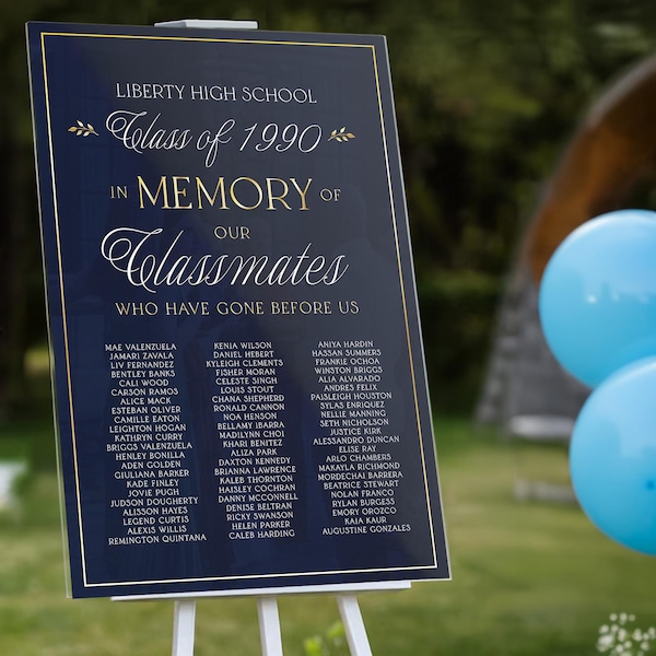 Reunion Memorial Table - Etsy