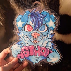 Traditionelles Fursona Abzeichen