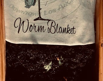 Custom Worm Composting Blanket: Eco-Friendly, USA Made