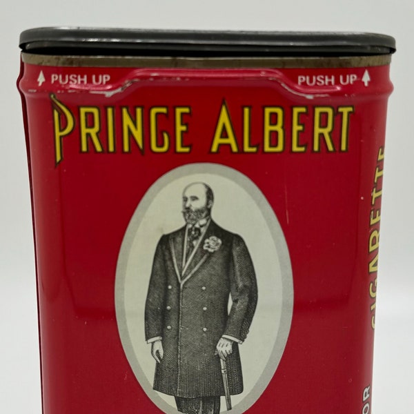 Vintage Prince Albert Pipe & Cigarette Tobacco Tin (Empty)