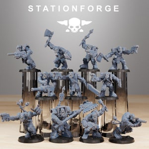 Infantry-11 Models-Orkaz-StationForge