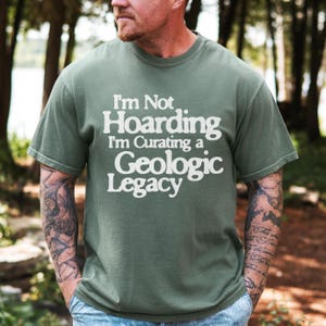 Rocks Lover Comfort Colors Shirt for Rockhound, Gift for Rock Collector, Rock Tumbling Gift for Nature Lover,Funny Geologist T-shirt,Geology