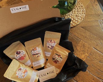 Tea and Infusion Tasting Set – Original Gift for Tea Lovers – Gourmet and Wellness Selection