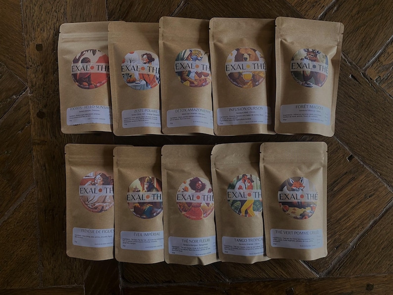 Coffret Découverte | Thés et infusions | Cadeau parfait | Échantillons uniques | Saveurs variées | Packaging élégant | Expérience sensorielle