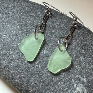 Genuine Sea Glass Earrings - HANGIN OUT
