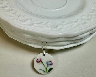 Broken China Plate Jewelry - Necklace - Sheffield Fine China - JUBILEE