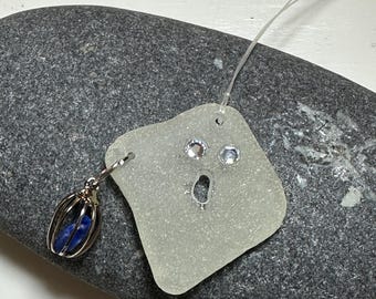 Sea Glass Ghost Ornament - Window Hanging - TOT