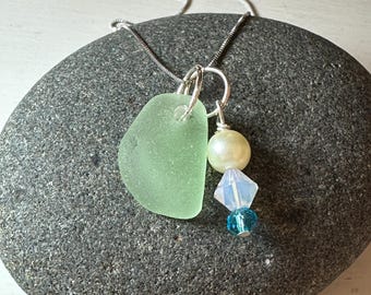 Sea Glass Necklace - CHARMED