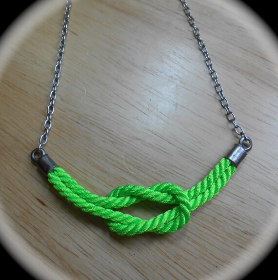Items similar to Nautical Necklace Sailor's Knot Jewelry KNOTTY