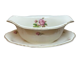 Vintage juskom uit Syracuse, China, bevestigd bord Victoria Cottage