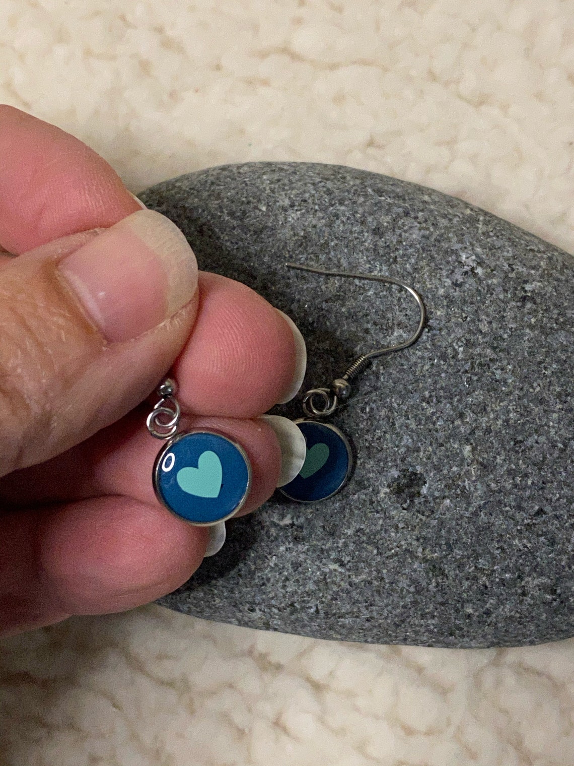 Lawbstah Love Rubber Lobster Claw Band Earrings Yellow Etsy