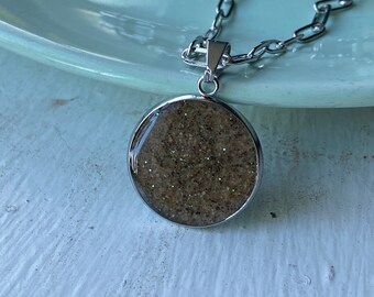 Bit O Bu - Beach Sand Necklace - Resin Jewelry