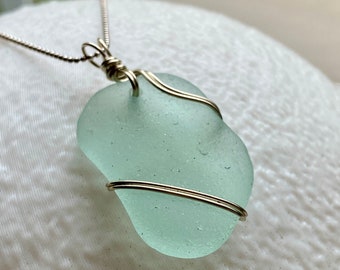 Sea Glass Necklace - ALL WRAPPED UP