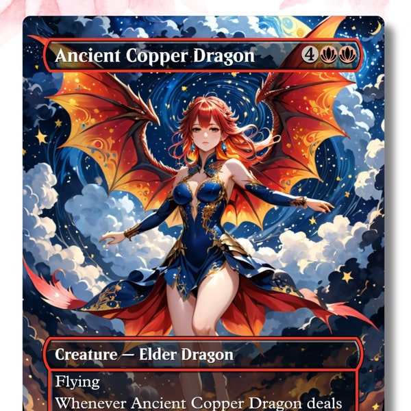 Ancient Dragon Anime Proxy Mtg Etsy