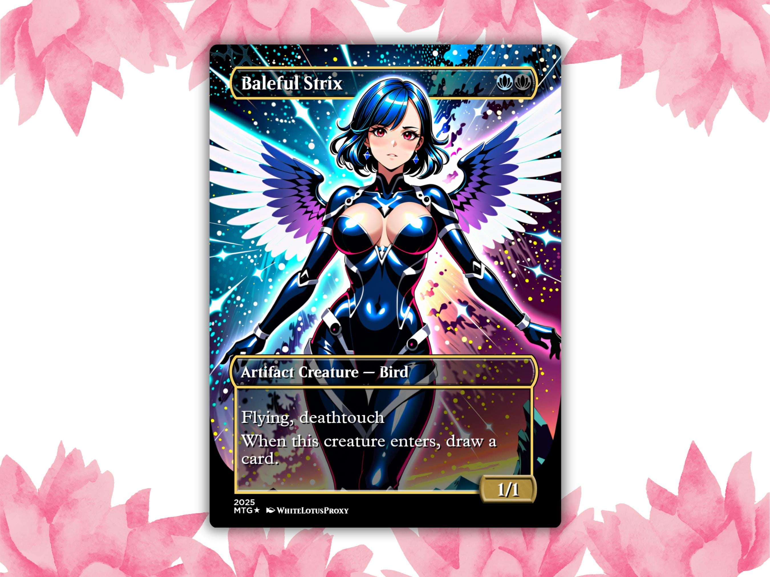 【プレイマット】Baleful Strix MTG Baleful Strix - Etsy