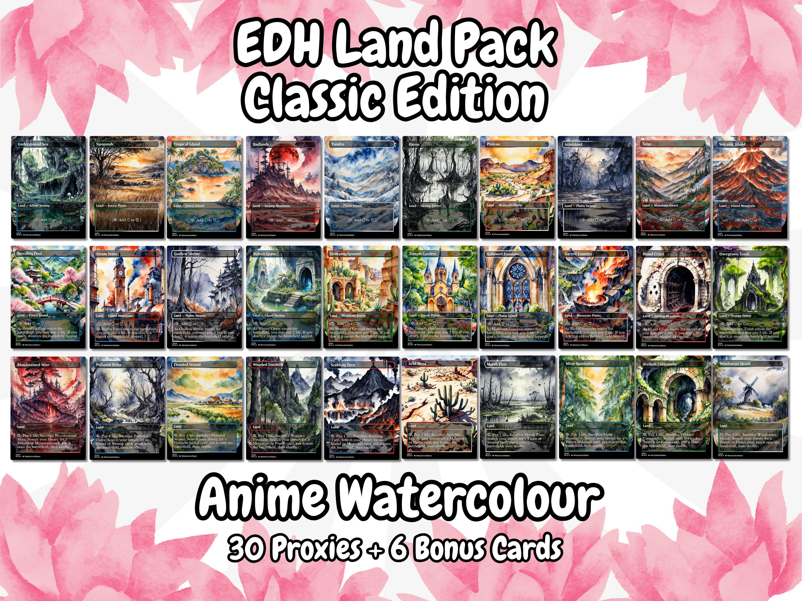 ＭＴＧ プロキシ フェッチランド40枚セット（Zendikar Expedition 仕様もあり） 他 土地だけ 展示