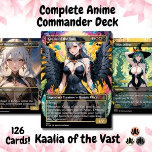 Kaalia of the Vast Anime Style Waifu Kommandanten Deck Benutzerdefinierte Proxy MTG EDH Engel Dämon Drachen Englische hochwertige Karten Bild 1