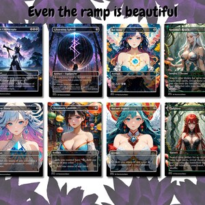 Waifu MTG Fanart Card - Avacyn, Angel Of Hope - Anime Style - EDH / Playtest Commander