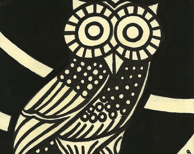 Minerva's Owl, From the One Dollar Bill Etsy