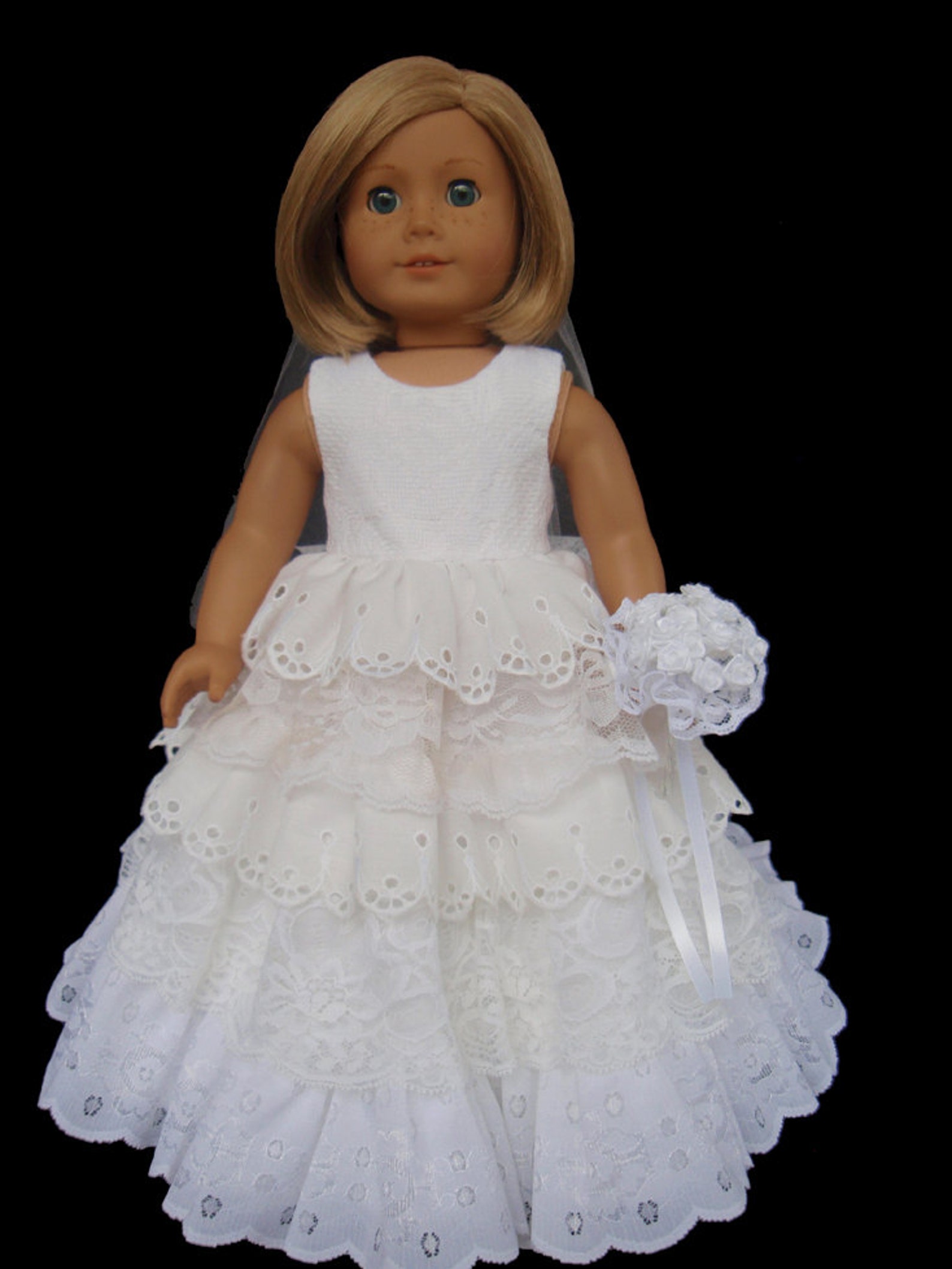 American Girl Doll Clothes Princess Wedding Gown Dress Etsy