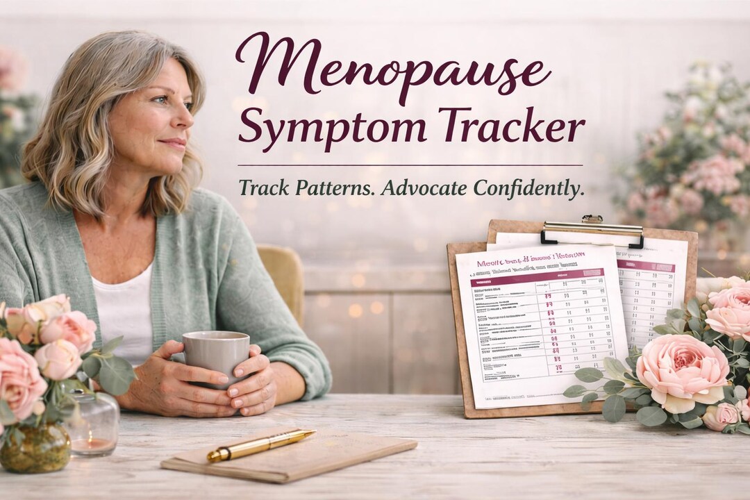 Menopause Symptom Tracker Printable | Perimenopause Log Book | Doctor ...