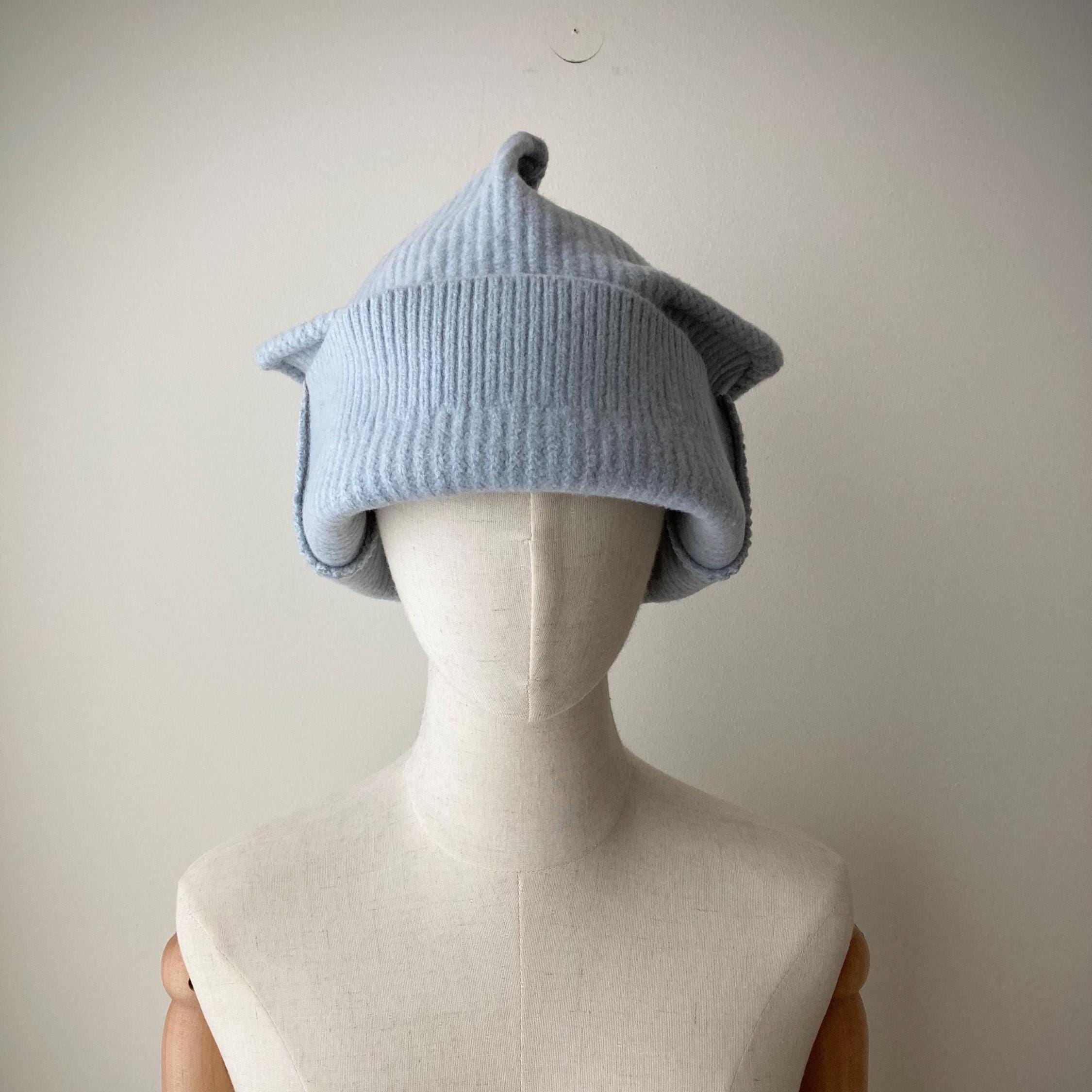 Joodito Origami Crown Pure Wool Sweater Hat Bucket Beanie Cloche