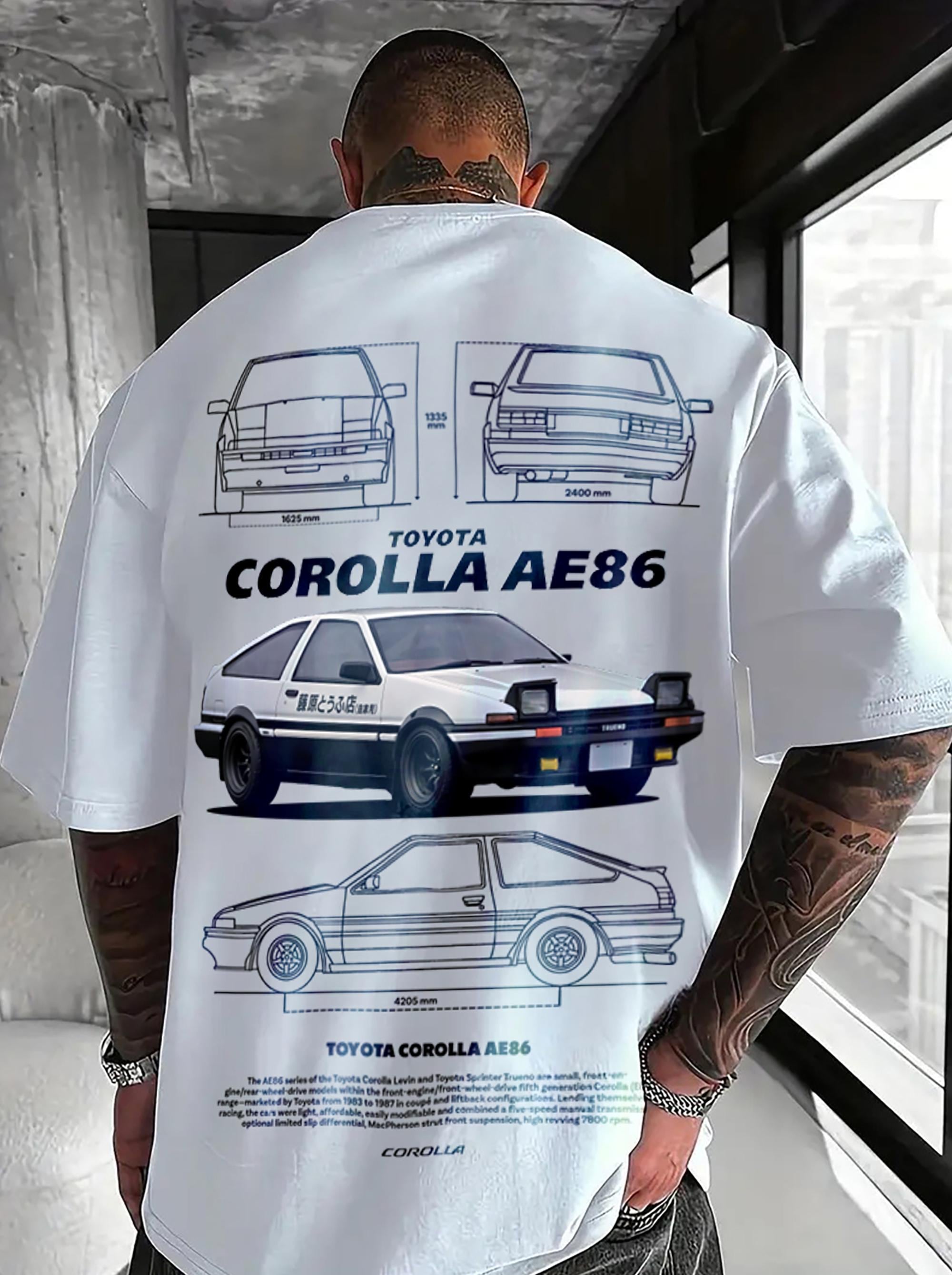 GT86 & AE86 Tuner Car T-Shirt - Import Car Enthusiast Tee - View #5