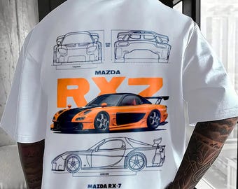Mazda RX-7 FD JDM Shirt or Hoodie – Oversized Drift Tuner Car Streetwear Gift