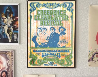 Framed Creedence Clearwater Revival Miami Concert Poster - Etsy