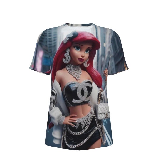 Sexy Princess Ariel All-Over Print T-Shirt